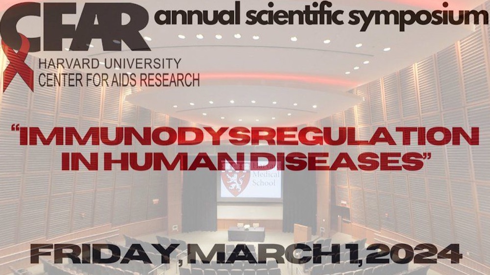 Poster at the Harvard Center for AIDS Research (CFAR)